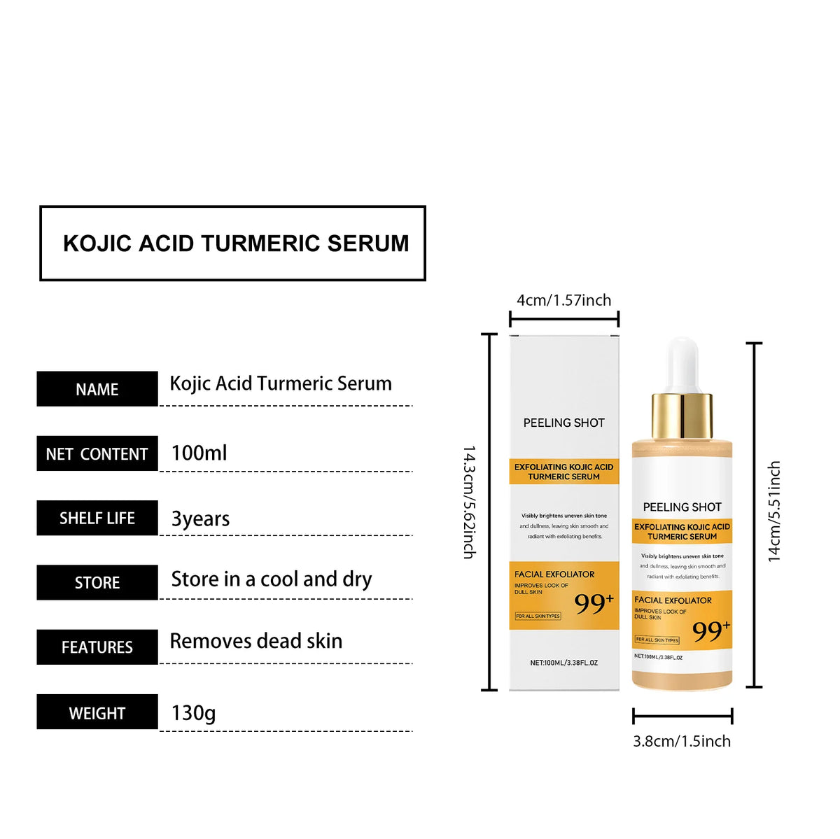 Turmeric & Kojic Glow Serum